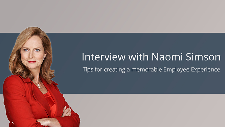 Naomi Simson’s tips for creating a memorable employee experience (EX)