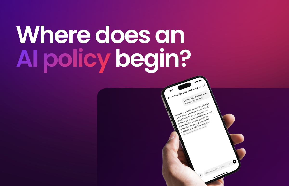 Where does an AI policy begin